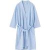 Spring and summer bathrobes, couple bathrobes, men's and women's three-quarter sleeved thin bathrobes, autumn waffle sexy pajamas, mid-length styles Item Picture